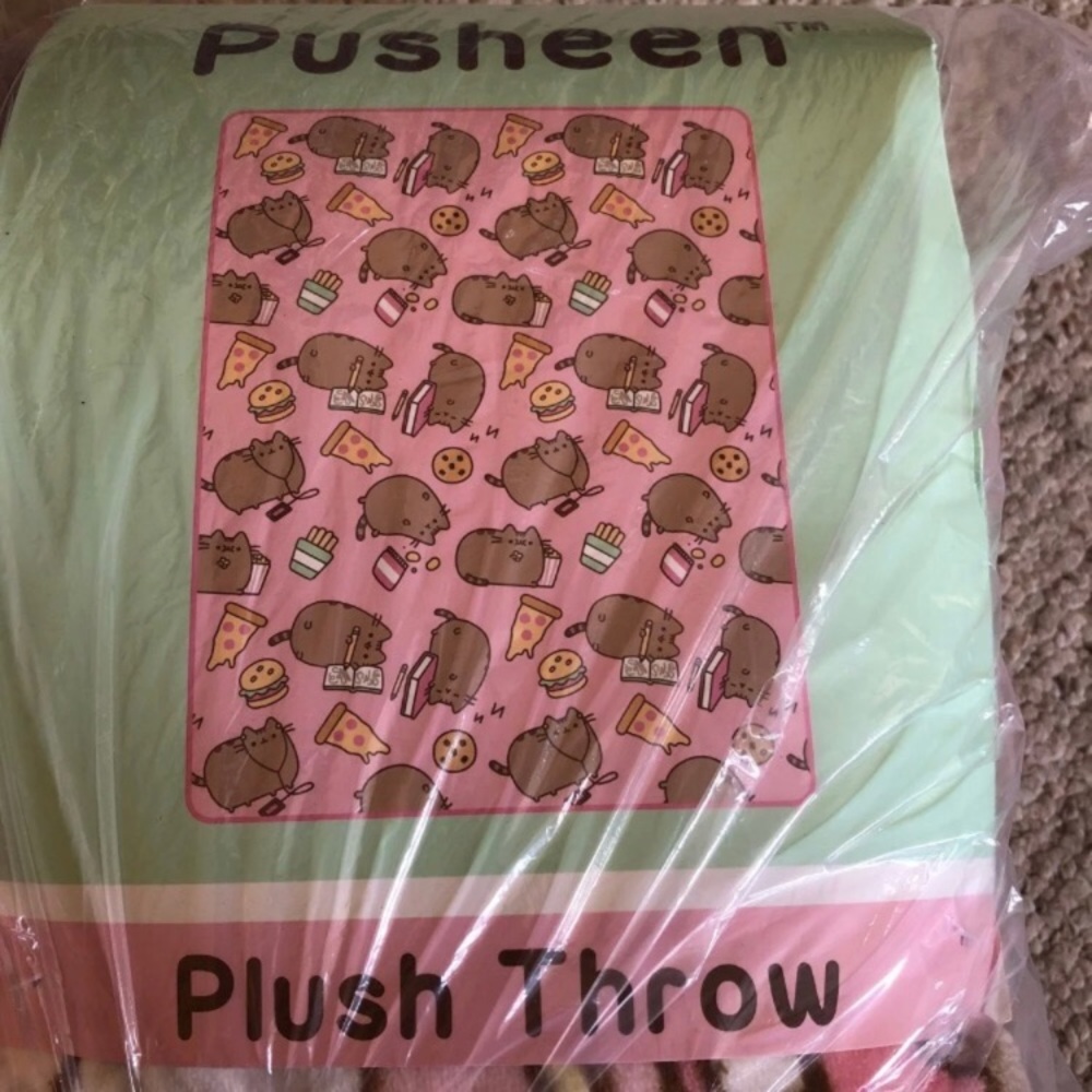 New Pusheen plush throw